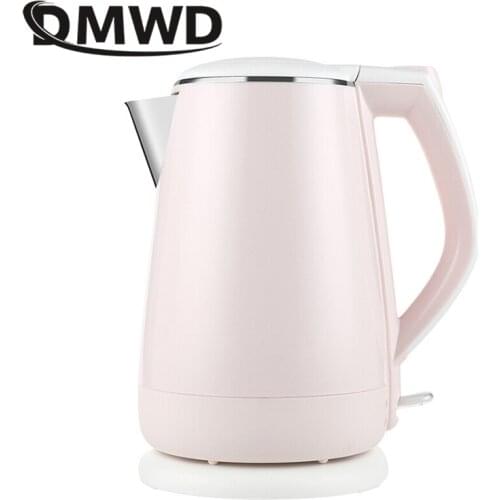 DMWD 220V/50Hz/1800W 1.5L Underpan Heating Thermal Insulation Electric Kettle Stainless Steel Auto-off Electic Pot Fast Boiling