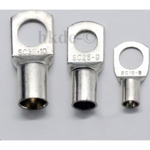 Electrical Wire Cable Crimp Terminals Ring End Connector Copper SC70-8 to SC95-12