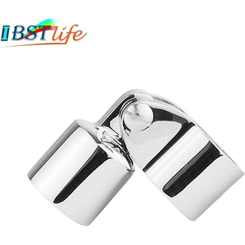 Stainless steel 316 Boat Bimini Top Fitting Slide Cap Slide Sleeve Pipe Eye End Cap Jaw Slide Clamp External Eye End Canopy Tube
