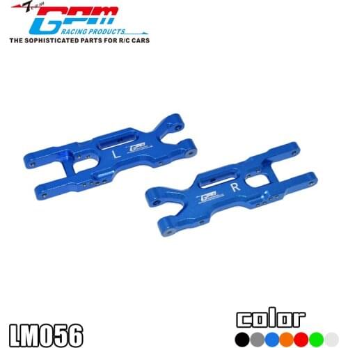 GPM Aluminum Rear Lower Arms for Losi 1/18 Mini-t2.0 2wd Stadium Truck RTR Replace LOS214003