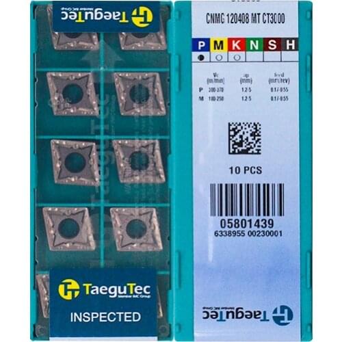 CNMG120408-MT CT3000 lathe tool 100% Original TAEGUTEC carbide insert with the best quality 10pcs/lot free shipping