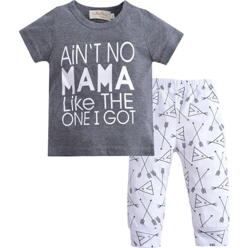 Newborn Baby Boy Clothing Set Cotton Short Sleeved T-shirt+Pants Fashion Child Clothes Infant 2pcs Suit Kids Outfits Summer