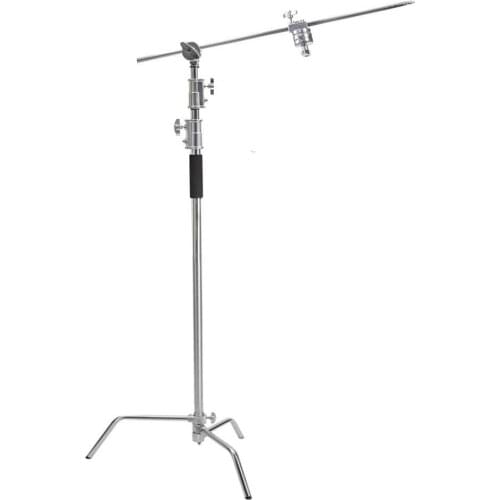 Multi-function Photography Studio Heavy Lighting Century C Stand with Folding Legs, Grip Head and Arm Kit