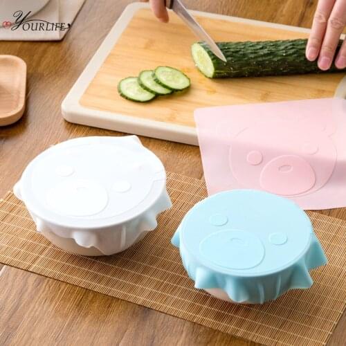 OYOREFD Reusability Multi-function Food Silicone Lids Refrigerator Fresh Keeping Seal Lids Microwave Cover Silicone Stretch Lids