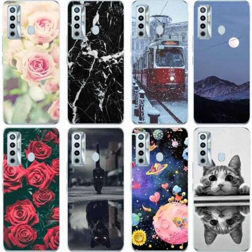 For Tecno Camon 17 Case Rose Wolf Cute Patterned Cover Soft Silicon Phone Case for Tecno Camon 17 Pro Top Quality