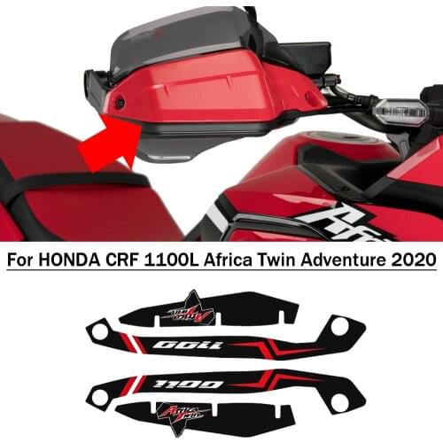 For HONDA Motorcycle Original Handguard Extended 3D Stickers Africa Twin CRF 1100L 2020 CRF 1100 L CRF1100 L Adventure sticker