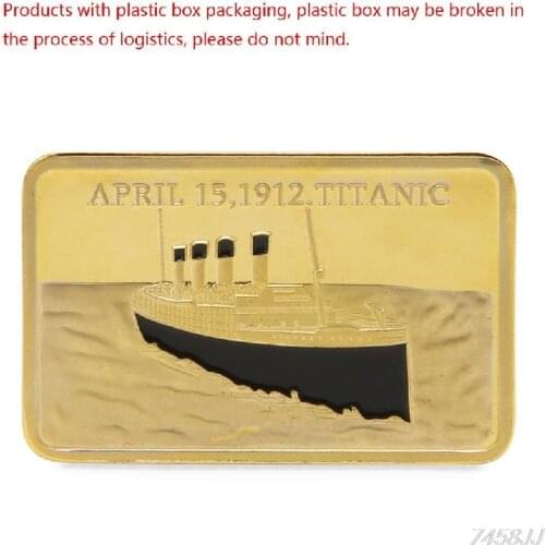 Tragedy Of The Titanic Commemorative Coin Zinc Alloy Commemorative Coin Collection No-currency Coins Gift G22 Drop ship