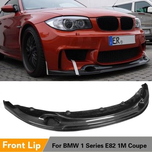Carbon Fiber / FRP Front Lip Spoiler Aprons Bumper Chin for BMW 1 Series E82 M Base Coupe 2-Door 2011 Car Tuning Parts