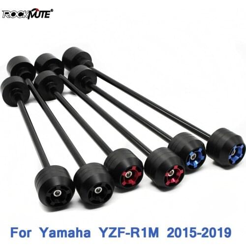 Wheel Protector Crash Sliders Pad For Yamaha YZF-R1M 2015-2019 Motorcycle POM Front Rear Axle Fork Cap Pad Falling Protection