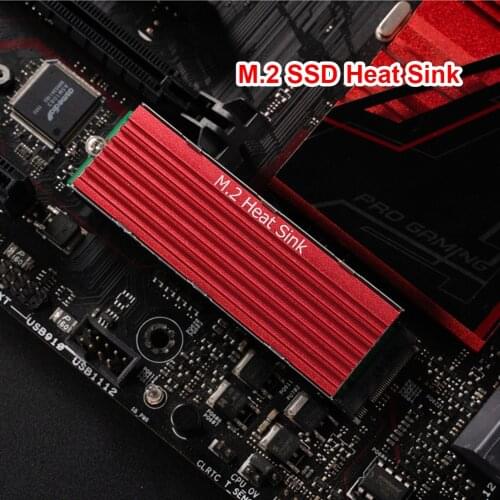 M.2 SSD Heat Sink Cooler Heatsink NVME NGFF M.2 2280SSD Hard Disk Aluminum Heat Sink Radiator Thermal Cooling Pad for Desktop PC