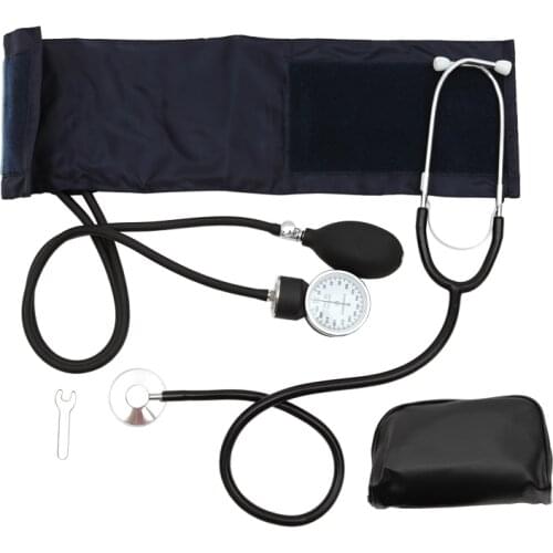 Manual Blood Pressure Strap Stethoscope Medical Blood Pressure Meter Wall Sphygmomanometer Double Tube Double Head Stethoscope