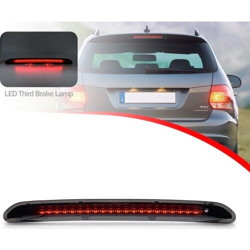 1Pc LED High Mount Third Brake Light For VW Passat B6 Variant 05-10 B7 10-15 VW MK5 Golf Hatch Plus 04-09 3rd Stop Tail Lamp