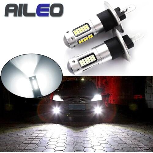 AILEO lamp h1 led Car Fog lamp led h1 buib 800LM 4014 chip for Mercedes-Benz BMW Audi Toyota Modern Buick Chevrolet Kia