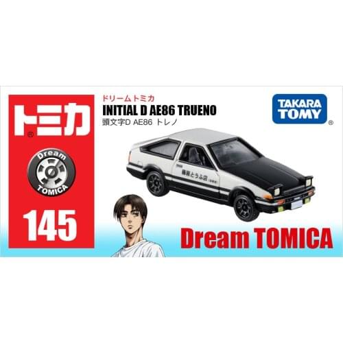 Takara Tomy Dream Tomica Initial D AE86 Trueno 1/61 Metal Diecast Toy Car #145 New