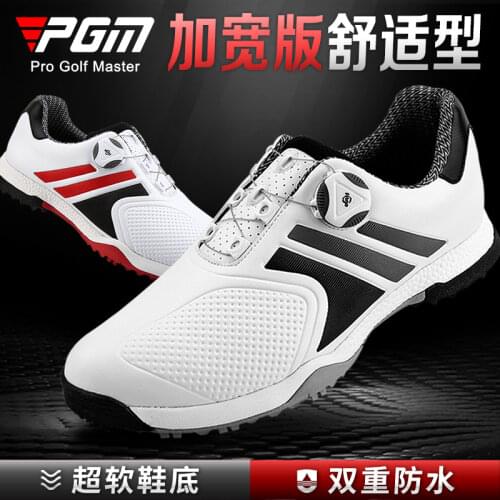 Non-slip Pgm Golf Shoes Men Sports Waterproof Widened Version Breathable Non-slip Super Sneakers Soft Professional Training Shoe