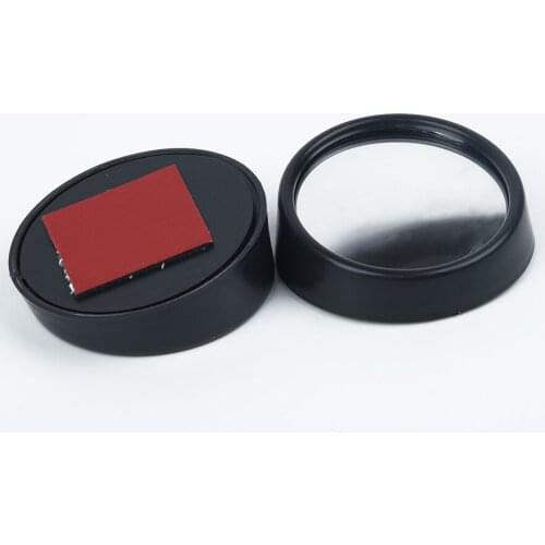 Black Blind Spot Mirror Wide Angle Mirror Adjustable Convex Rear View 5.5*2cm Newest Universal Replaces Durable