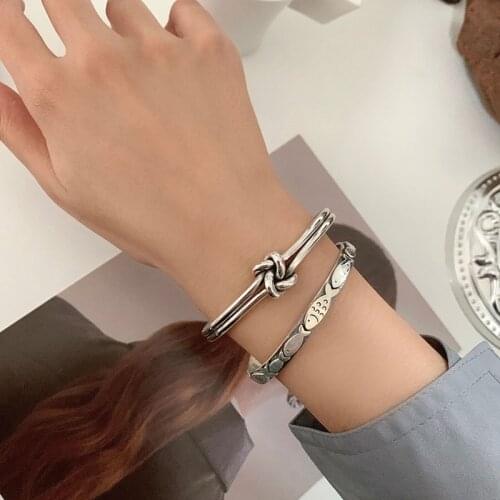 Womens Vintage Elegant Fish and Bowknot Cuff Bangles Bracelet Retro Silver Color Charms Accessory Resizable Boho Wrist Jewelry