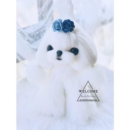 Pet tire Dog Cowboy Camellia flowers Teddy could schnauzer hair clips 10PCS