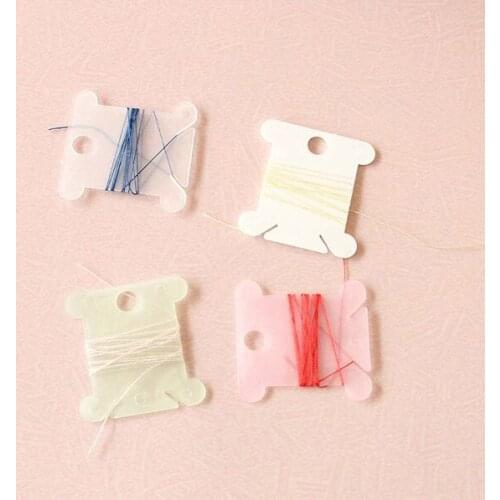 10000pcs 100set Embroidery Floss Craft Plastic Thread Bobbins Stitch Holder board Card Color