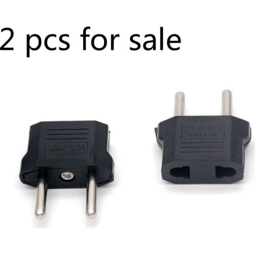 2 Pcs/lot US To EU Plug Use Household European Adapter Converter EU Plug Adapter