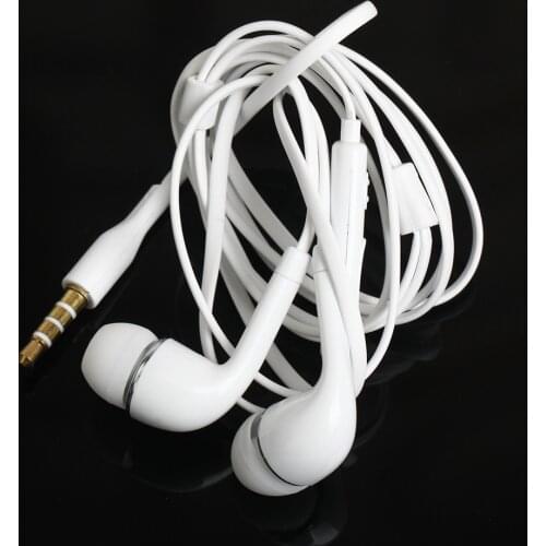 2000pcs/lot Wholesale -Flat J5 In-Ear Earphone Earpods Earbud Headphones W/Mic+Volume Control for Samsung Galaxy Cheapest