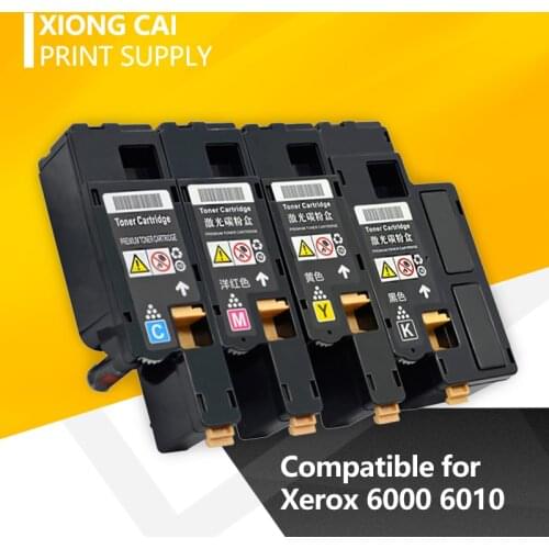 4pcs Compatible For Xerox Phaser 6000 6010 Workcentre 6015 Toner Cartridge For 106r01630/1627/1628/1629 106r01634/1631/1632/1633