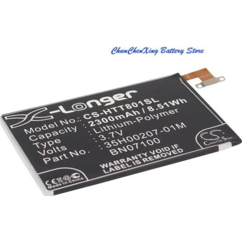 Cameron Sino 2300mAh Battery BN07100 for HTC 801e,801n,802d,802t,802w, 901s,M7,PN072,For Google Play Editionm, For T-Mobile 801E