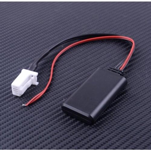 Car Bluetooth Stereo Audio Aux Adaptor with Cable Harness 8 Pin fit for Suzuki SX4 Grand Vitara 2007 2008 2009 2010 Accessories