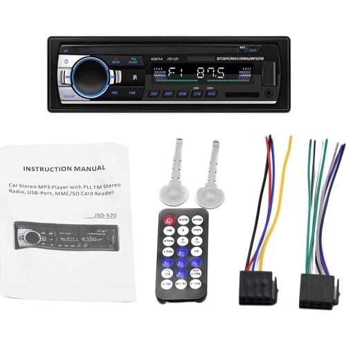 Bluetooth Stereo FM Radio 60W X 4 Radio, MP3 Player Hands Free Car Station, USB / SD / TF / AUX Support + Remote Control