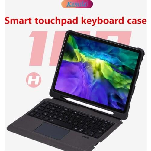 Touchpad keyboard Case For iPad Air 3 10.5 2019 Pro 11 9.7 10.5 7th 10.2 2020 funda W Pencil Holder Stand Cover touchpad Keypad