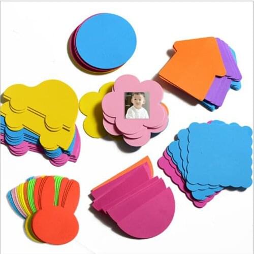 Kids Handmade DIY Cartoon Animals 3D EVA Foam Wall Stickers Puzzle For Children Rooms Early Learning Education Toys Decor Crafts