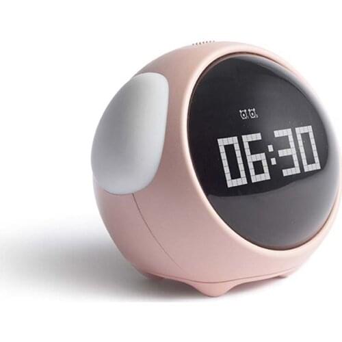 Kids Alarm Clock Voice Control Night Light Table Clocks Multifunctional Bedside Cute Digital Clocks For Children