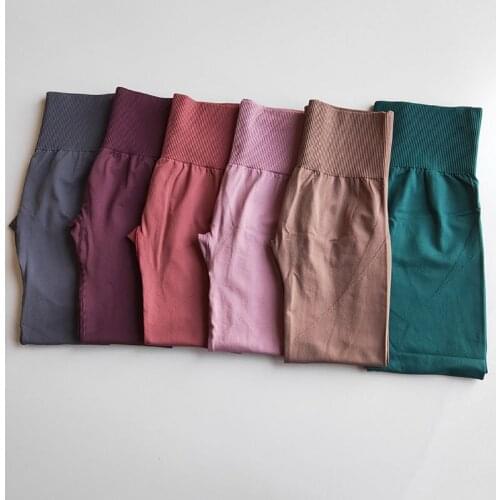 Elastic work out Yoga Fitness pants women quick drying high waist hip up tights training sports running pants