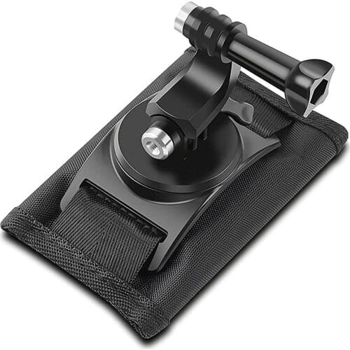 HOT-Backpack Shoulder Strap Mount With 360 Degree Adjustable Rotation J Hook Buckle,Shoulder Strap Mount For Gopro Hero 9