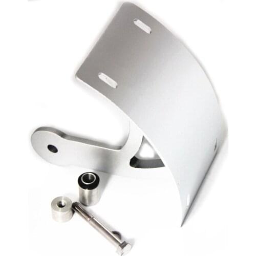 For Kawasaki ZX6R ZX7R ZX9R ZX12R ZX14R Curved Side Mount License Plate Bracket