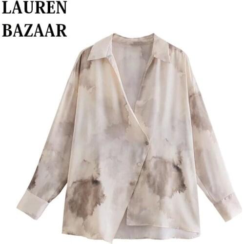 Женские рубашки с длинным рукавом LAUREN BAZAAR China At AliExpress