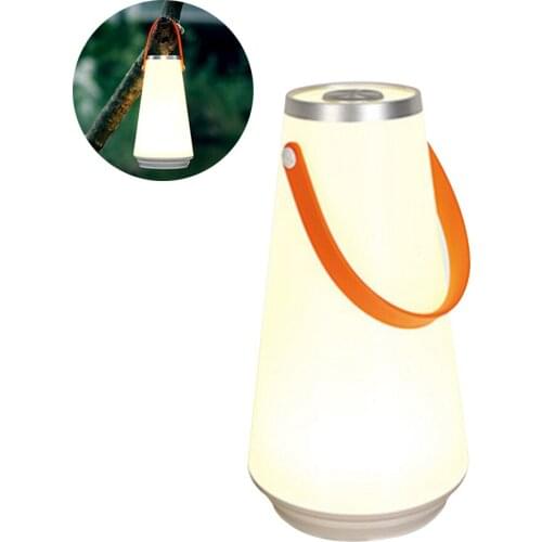 LEDGLE 3W LED Lamp Rechargeable Lantern Wireless Outdoor Lamps Smart Night Light Portable LED Lantern, Warm White Light
