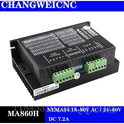 Hot Leadshine Two-phase stepper motor driver MA860H NEMA34 18~80V AC / 24~60V DC 7.2A