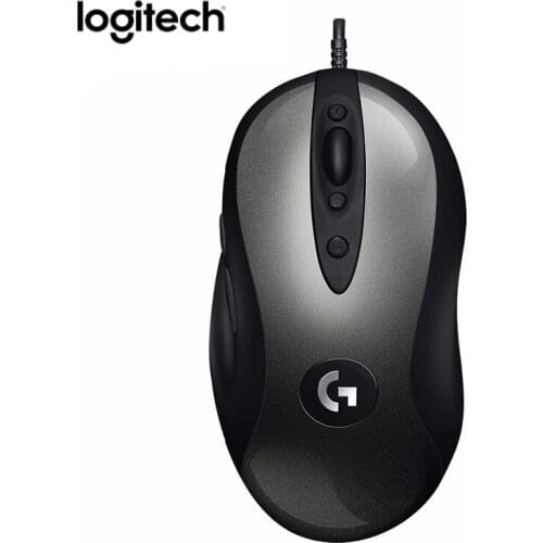 Logitech MX518 Wired Gaming Mice 2018 New Version With 16000DPI High HERO Sensor Comfortable grip Mice For PC Gamer