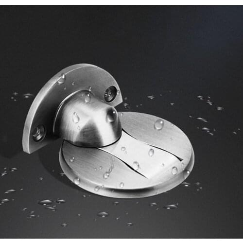 Magnet Door Stops Zinc Alloy Door Stopper Magnetic Door Holder Toilet Glass Door Hidden Doorstop Furniture Hardware