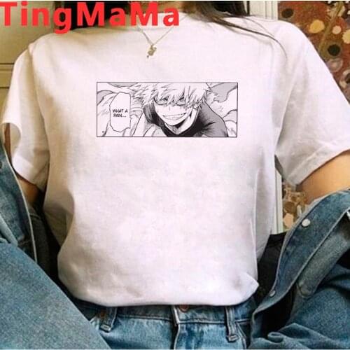 My Hero Academia Boku No Hero Academia Midoriya Izuku Deku tshirt men kawaii streetwear print graphic tees t-shirt streetwear