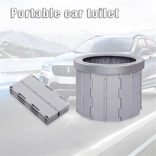 Portable Toilet For Outdoor Camping Travelling Folding Car Toilet for Camp Hiking Long Trips Traffic Jam XR-Hot