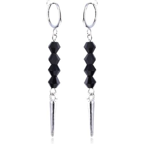 R New Punk Cilp Earrings Stranger Things Earrings Eleven Billy Hargrove Oorbellen Men Girl Women Party Nightclub Jewelry Gift