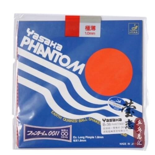 Original yasaka Phantom 0011 B-38 table tennis rubber long pimples table tennis rackets racquet sports indoor sports