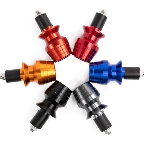 2X 7/8" 22mm Motorcycle Handlebar Grips Bar End Plug for Honda Kawasaki Suzuki Yamaha Ducati Aprilia Sport Bike Street