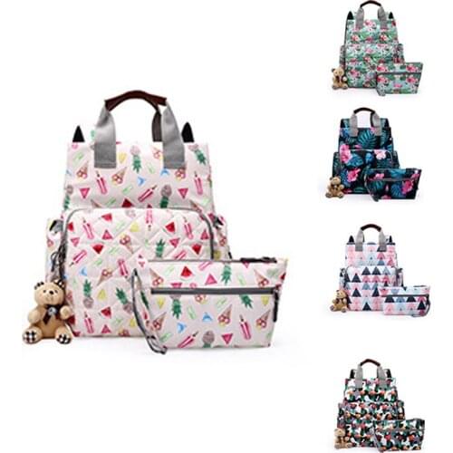 New Mother Backpack Mummy Maternity Nappy Bag Large Capacity Travel Backpack Nappy Bags Nursing Baby Care Womens Handbag