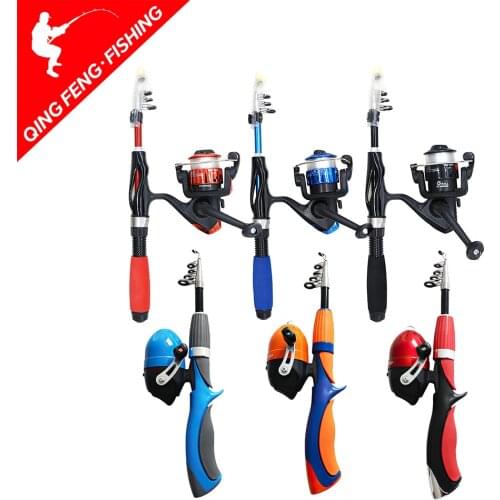 Carbon Fiber Rod Superhard Boat Ice Fly Lure Fishing Rod With High Quality Fishing Reel 1.1-1.3m Length Fishing Tackle set