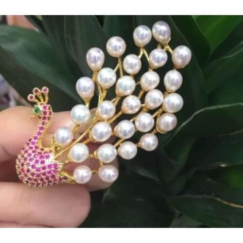 ZESYEU White Brooches For Clothes