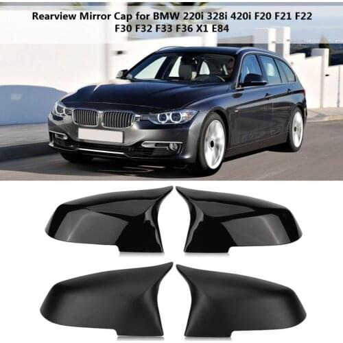 For BMW 220i 328i 420i F20 F21 F22 F30 F32 F33 F36 X1 E84 1 Pair Rearview Mirror Cover Cap Mirror Housing Cover Rearview Cap