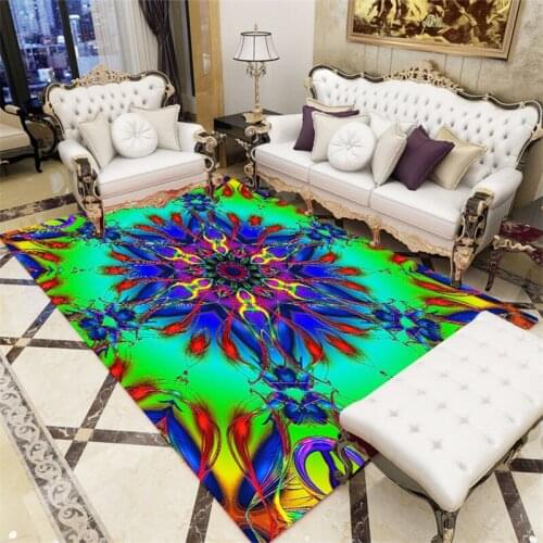 3D Nordic Style Artist Landscape Rug Living Room Carpets Sofa Pad Large Area Rugs Study Room Bedroom Bedside Blanket Yoga Mat